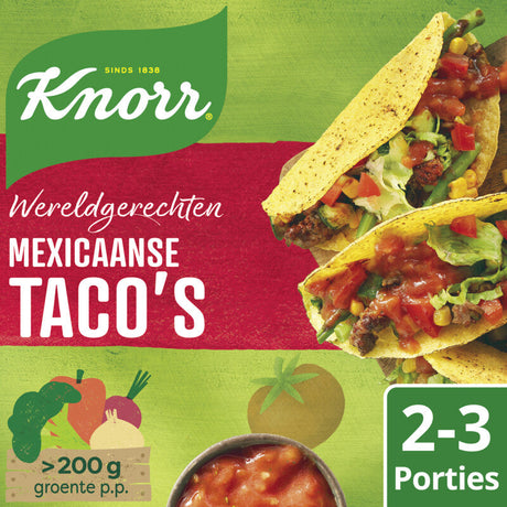 Knorr World Dishes Mexican Tacos - Worldwide Delivery - Order Online