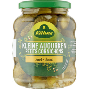 Kuhne Small Pickles Sweet - Worldwide Delivery - Order Online