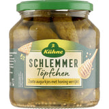Kuhne Gourmet Selection Sweet Pickles Honey - Worldwide Delivery - Order Online