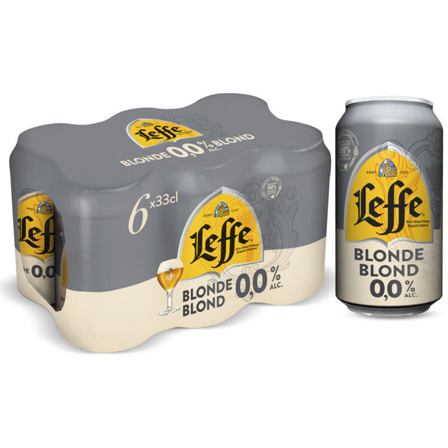 Leffe Blond 0.0% 6x330ML - Worldwide Delivery - Order Online
