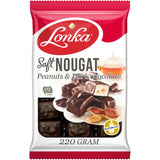 Lonka Soft Nougat Peanut Pure Toffee and fudge, 220g
