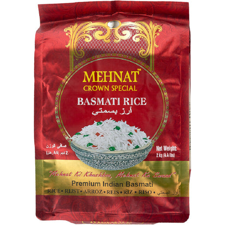 Mehnat Basmati Rice XL - Worldwide Delivery - Order Online