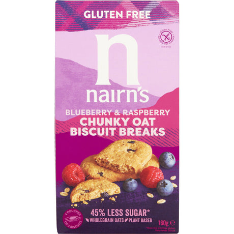 Nairn's Gluten Free Chunky Oats Blueber & Raspberry - Worldwide Delivery - Order Online