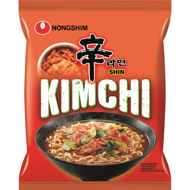 Nongshim Korean Kimchi Instant noodle soup, 120g