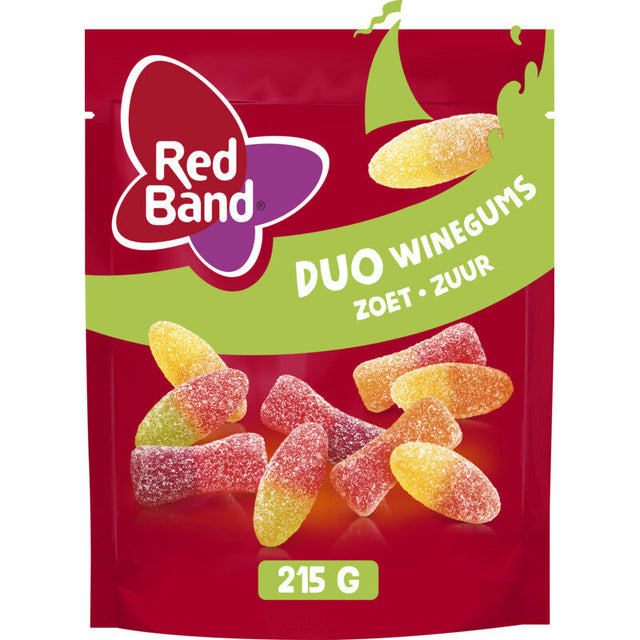 Red Band Duo Wine Gums Sweet and Sour - Worldwide Delivery - Order Online