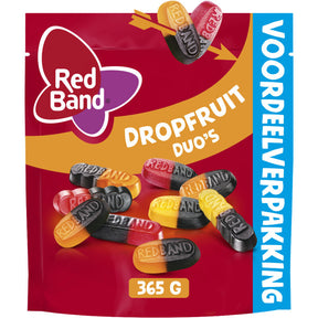 Red Band Liquorice Fruit Duos Fruit Gums, 370g