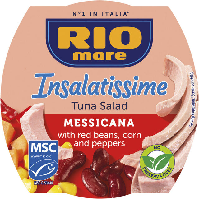 Rio Mare Insalatissime Messicana e Tonno Mexican tuna bean salad, 160g