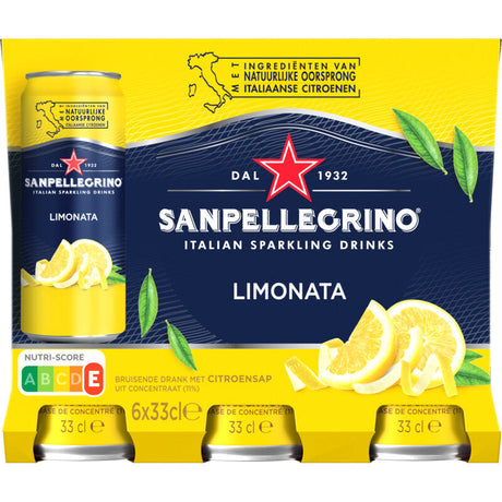 San Pellegrino Limonata Soft drink, 6 × 330ml