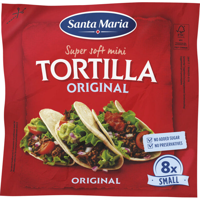 Santa Maria Mini Tortilla Original - Worldwide Delivery - Order Online