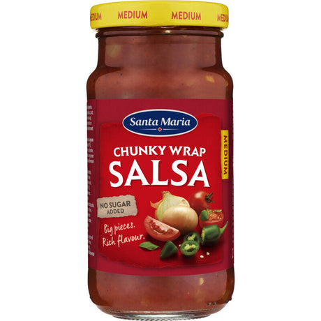 Santa Maria Chunky Wrap Salsa Medium - Worldwide Delivery - Order Online