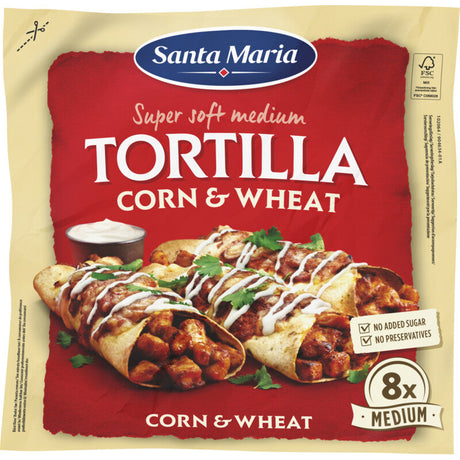 Santa Maria Corn & Wheat Tortilla - Worldwide Delivery - Order Online