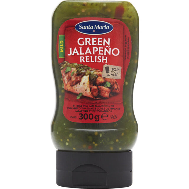 Santa Maria Green Jalapeno Relish - Worldwide Delivery - Order Online