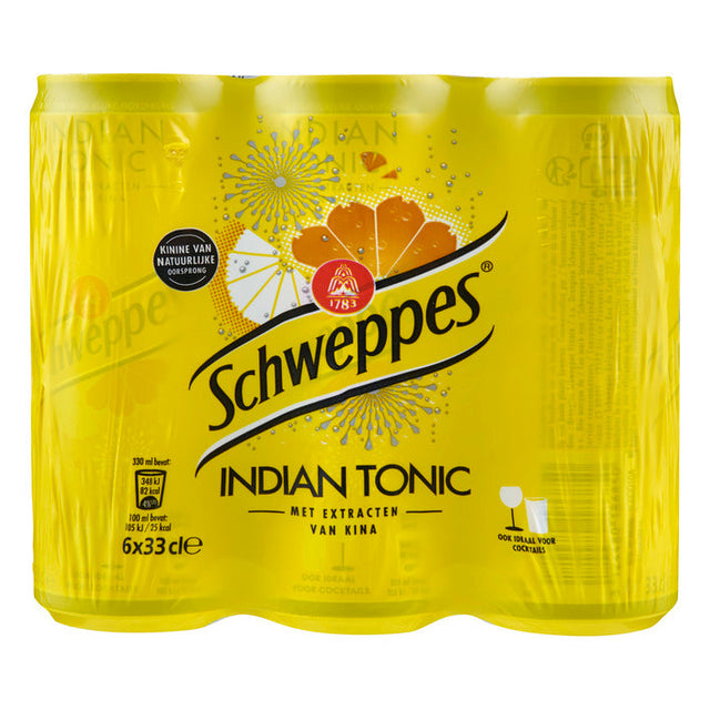 Schweppes Indian Tonic 6x330ML - Worldwide Delivery - Order Online