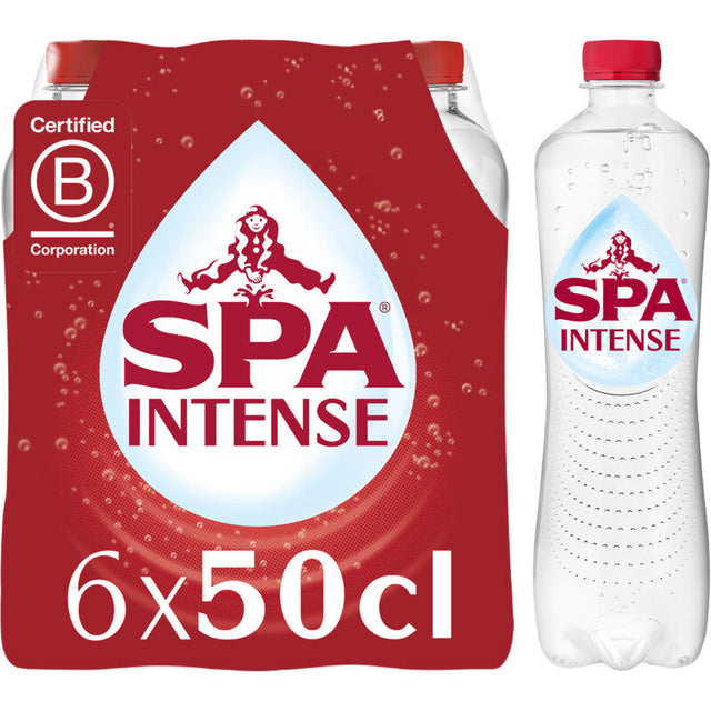 Spa Intense Sparkling Mineral Water 6 × 500ml