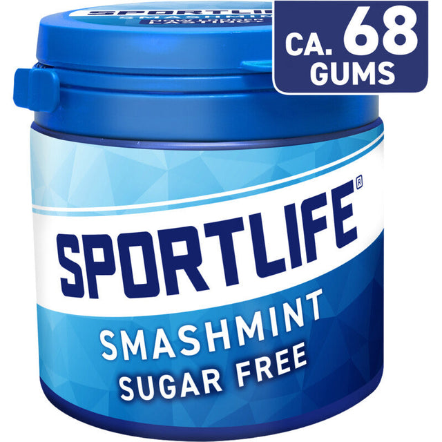 Sportlife Smashmint Jar Chewing gum, 123g
