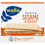 Wasa Delicate Thin Crisp Sesame & Sea Salt Crispbread 190g