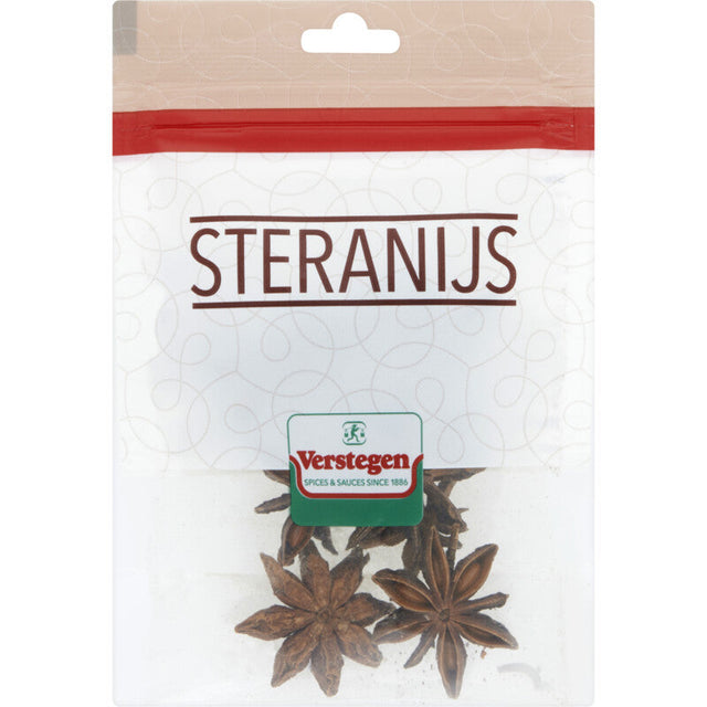 Verstegen Packet of Star Anise Whole - Worldwide Delivery - Order Online