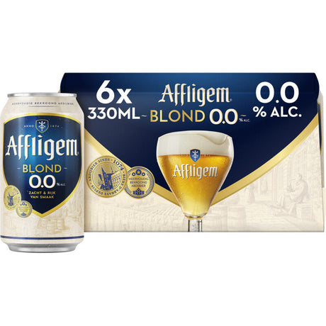 Affligem Blond 0.0 abdijbier Alcohol-free beer 6 × 330ml