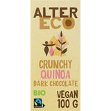 Alter Eco Crunchy quinoa dark chocolate vegan 100g