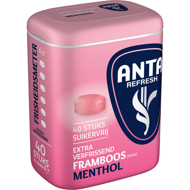 ANTA Raspberry menthol extra verfrissend Mint sweets 72g