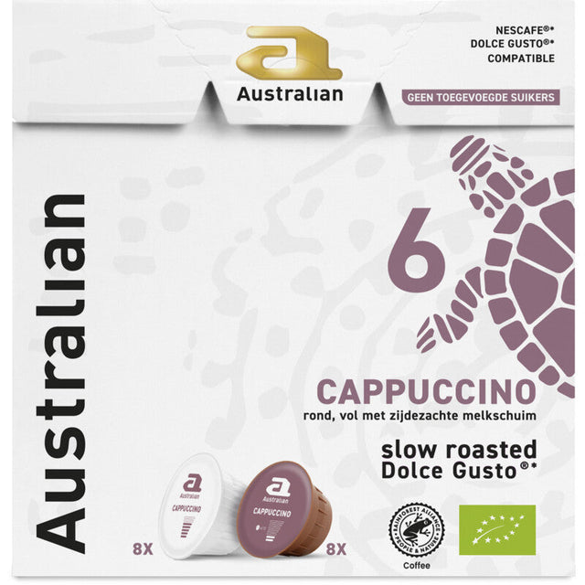 Australian Dolce gusto compatible cappuccino Coffee capsules 172g