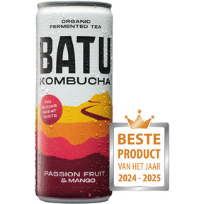Batu Kombucha passion fruit & mango Iced tea 250ml