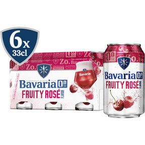 Bavaria 0.0% Fruity rosé Alcohol-free beer 6 × 330ml
