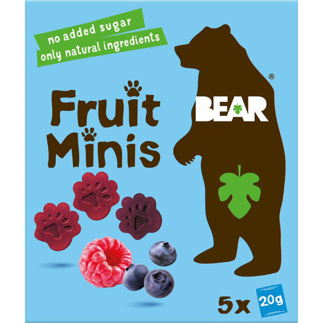 Bear Fruit mini's Blueberry Raspberry 100g