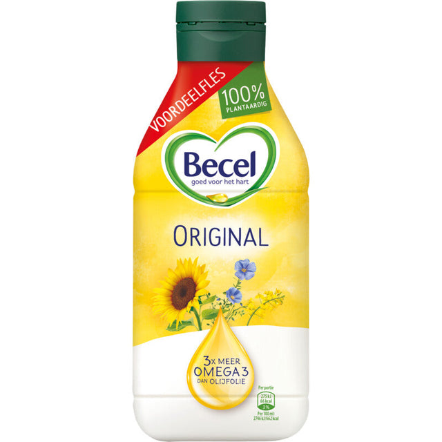 Becel Original Liquid voordeelfles Cooking fat 750g