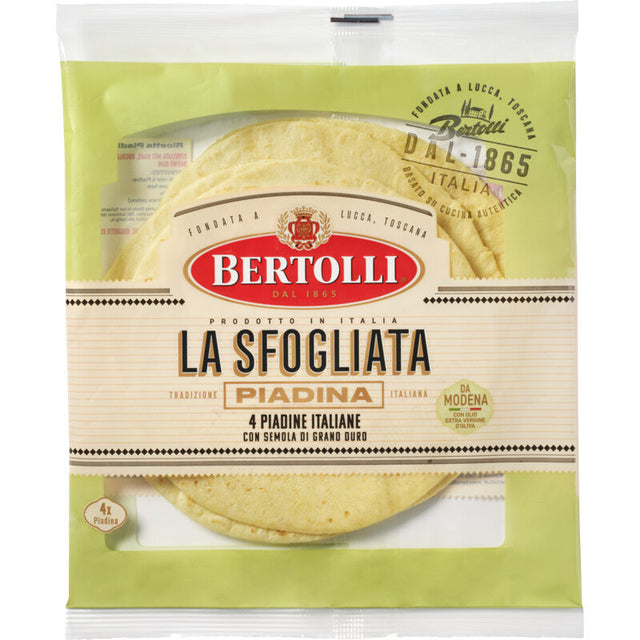 Bertolli La sfogliata piadina Bread and flatbread 300g