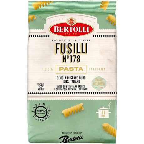 Bertolli Pasta fusilli no 178 400g