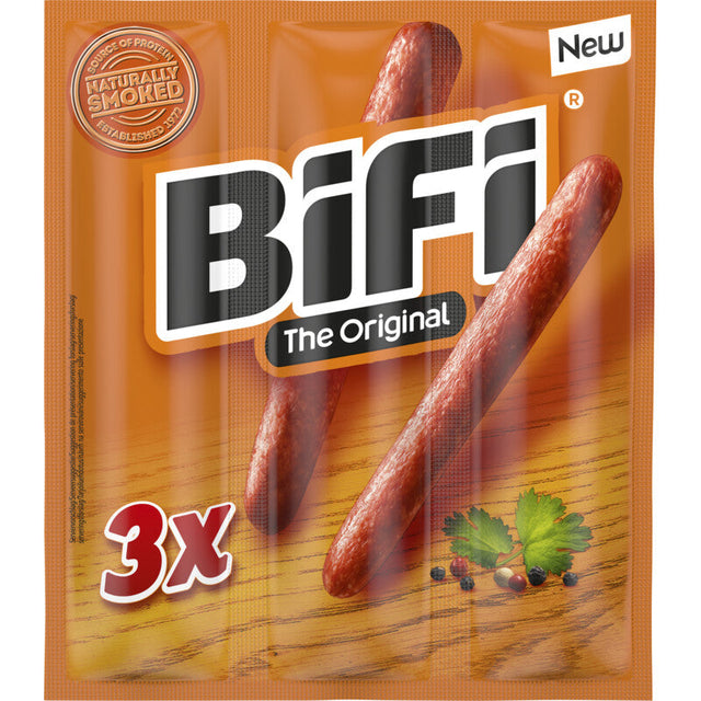 Bifi The original 3-pack Sausage snack 60g