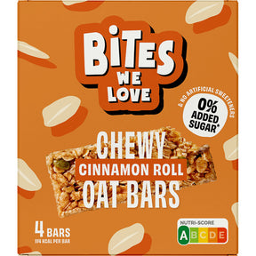 BitesWeLove Haverrepen cinnamon roll Fruit and nut bar 120g