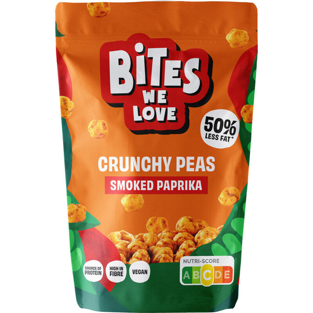 BitesWeLove Crunchy peas smoked paprika 100g