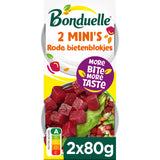 Bonduelle Red bietenblokjes 2 mini's Beetroot 160g