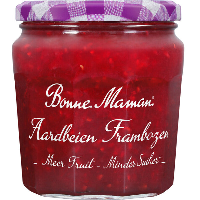 Bonne Maman Strawberries Raspberries Less Sugar 335g