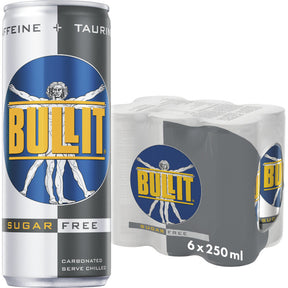 Bullit Sugarfree Energy drink 6 × 250ml