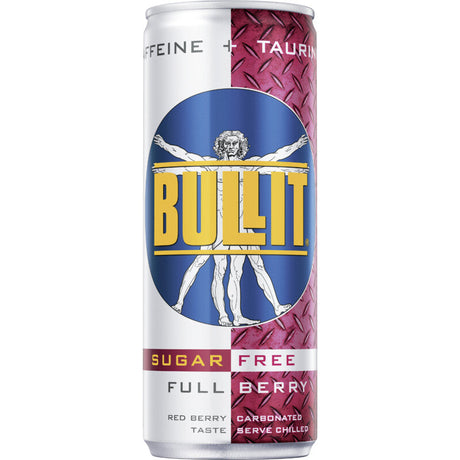 Bullit Energy drink Sugar-Free Red bessen 250ml