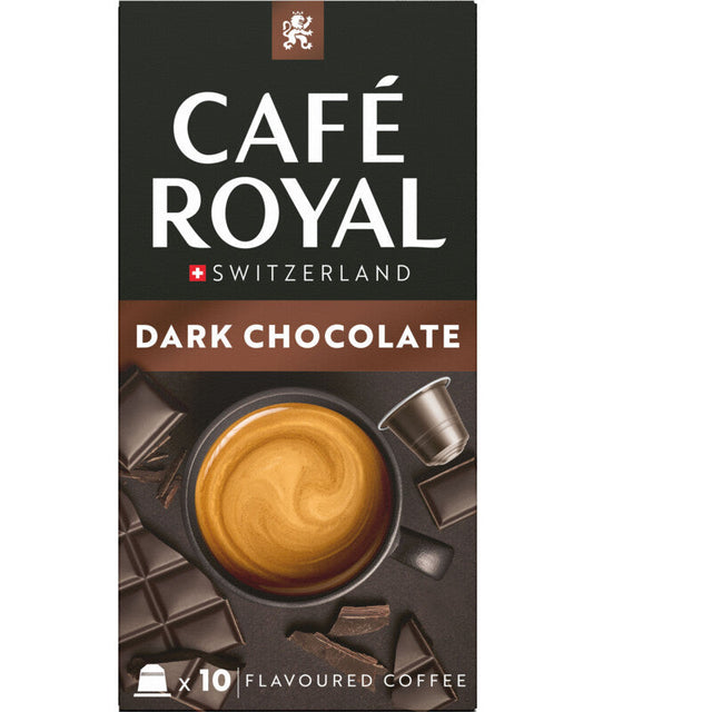 Café Royal Dark chocolate 10 capsules 50g