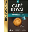 Café Royal Espresso decaffeinato 18 capsules 90g