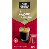 Caffe Gondoliere Lungo classic 20 capsules 110g
