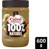 Calvé Peanut Butter 100% Peanuts Fine 600g