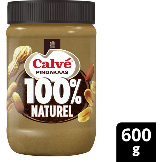 Calvé Peanut Butter 100% Peanuts Fine 600g