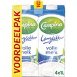 Campina Langlekker Whole Milk Value Pack 4 × 1l