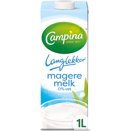 Campina Langlekker Skimmed Milk 0% vet 1l