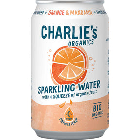 Charlie's Organics sparkling orange & mandarin Soft drink 330ml