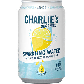 Charlie's Organics sparkling water lemon Soft drink 330ml