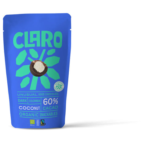 Claro Dark coconut snackables Chocolate 100g