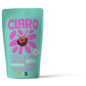 Claro Dark raspberry snackables Chocolate 100g