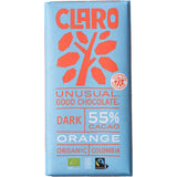 Claro Bar 55% dark orange 80g